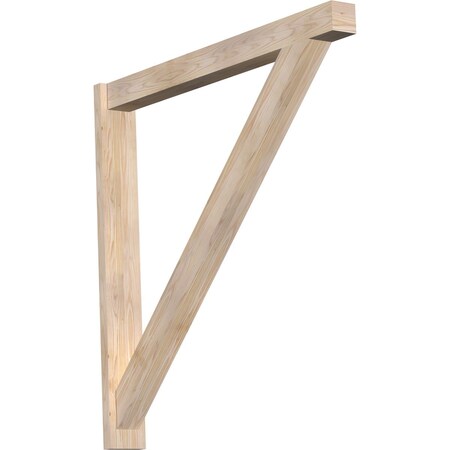 Ekena Millwork Traditional Block Smooth Outlooker, Douglas Fir, 5 1/2"W x 48"D x 48"H OUT06X48X48TRA05SDF